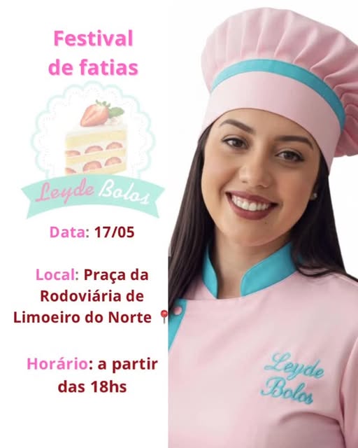 Flyer do Festival de Fatias de 17 de maio
